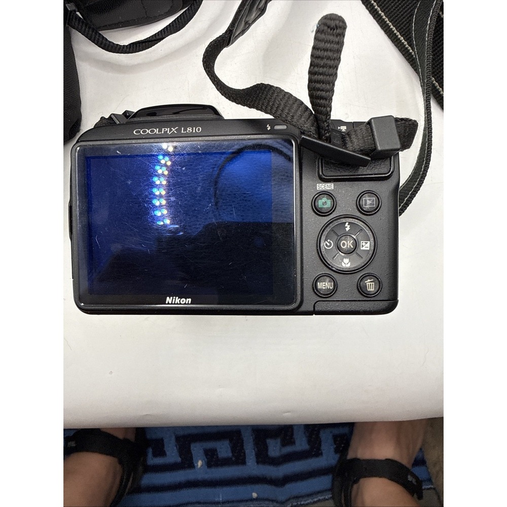 Nikon Coolpix L810 Optical Zoom Compact Digital Camera 4parts (untested) W/ Bag - Picture 8 of 12